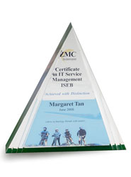 Triangle Acrylic Award
