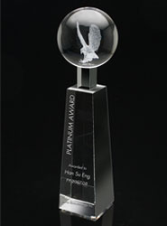 Laser Eagle Crystal Award