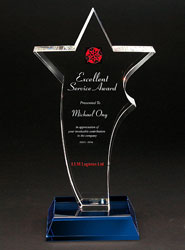 Crystal Star Burst Award