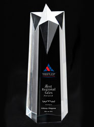 Inspired Star Optical Crystal Award