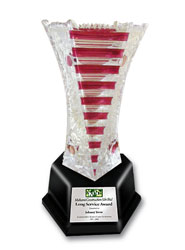 Ruby Georgia Vase Trophy