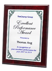 Rectangular Piano Wood Plaque