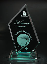 Gradient Jade Glass Award