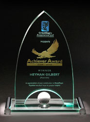 Achiever Jade Glass Award