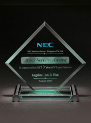 Victory Jade Glass Award