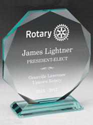 Octagon Jade Glass Award