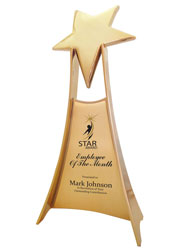Marvel Gold Metallic Star