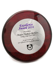 Round Piano Wood Plaque