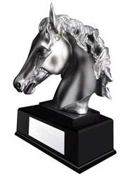 Horse Head Resin Trophy